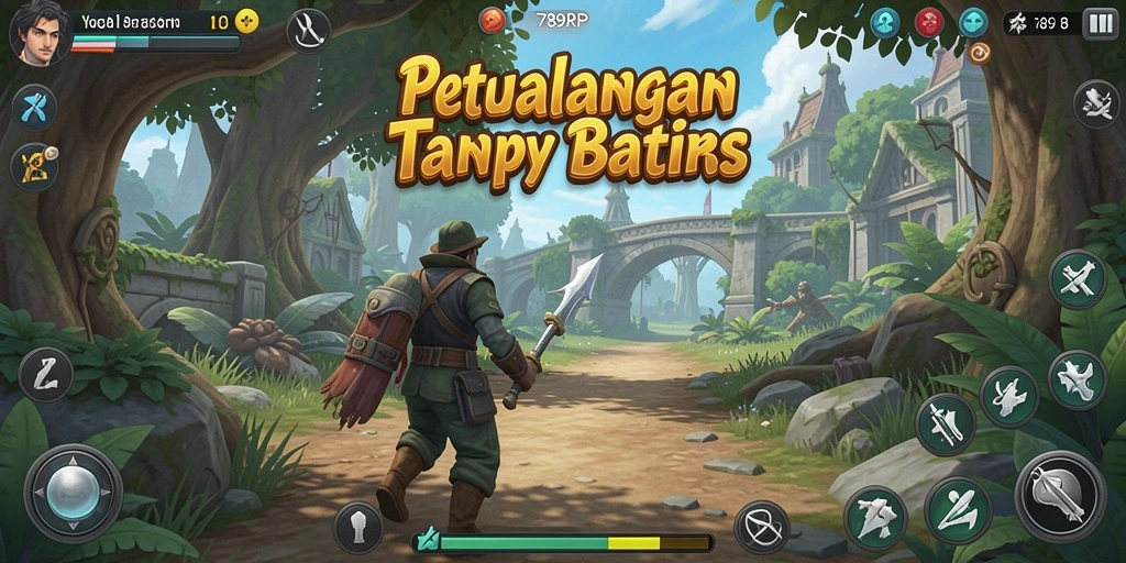 Screenshot gameplay 789RP menampilkan petualangan yang menegangkan.