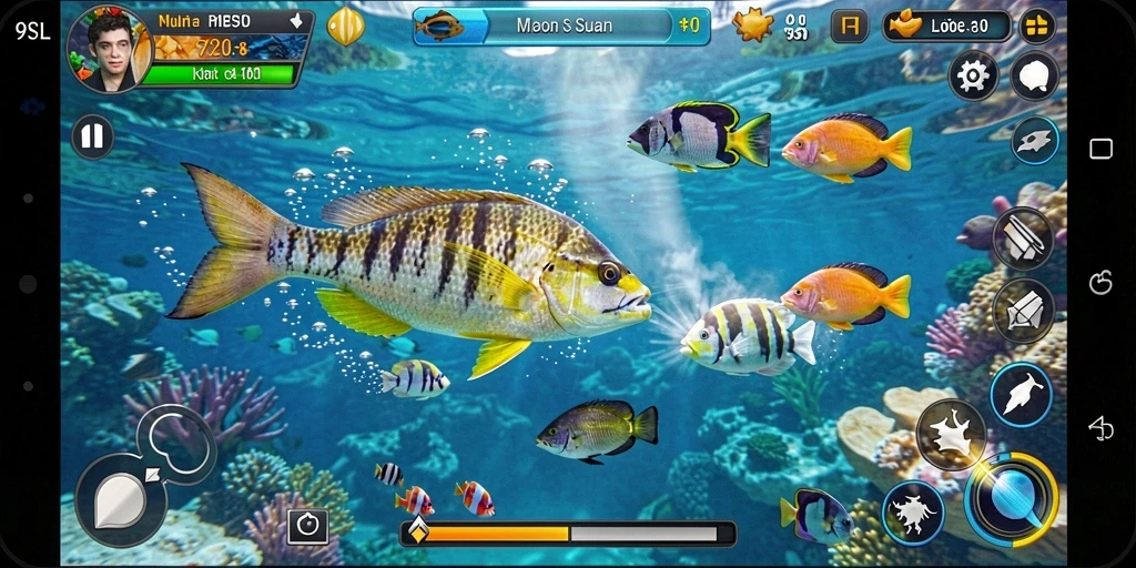 Screenshot gameplay Tembak Ikan yang menarik dan seru.