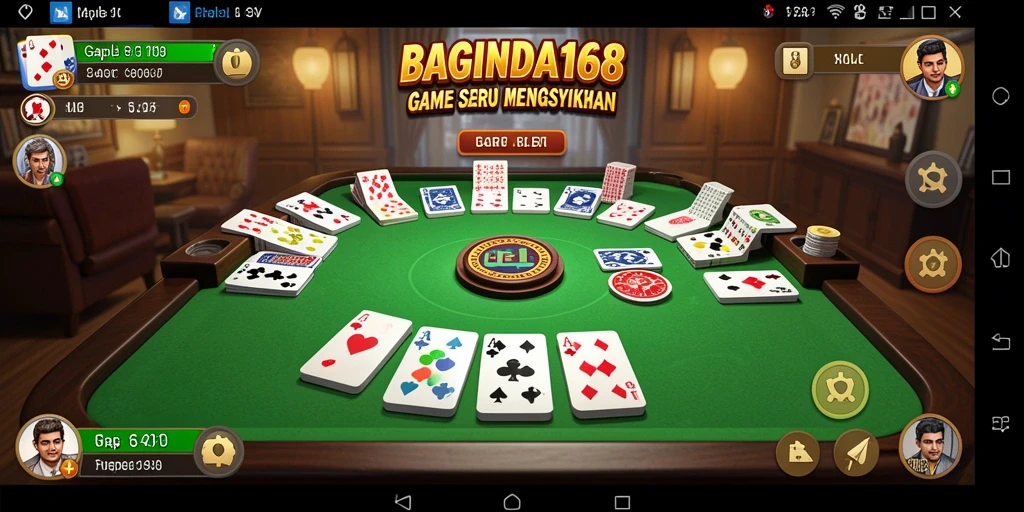 Screenshot BAGINDA168 menampilkan gameplay Gaple yang seru.