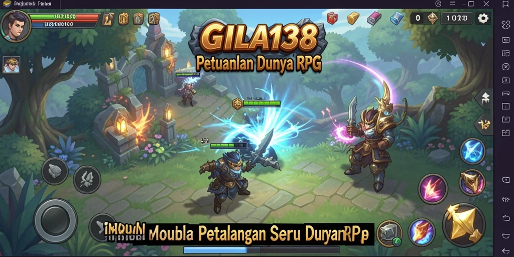 Tangkap momen seru dalam gameplay RPG GILA138.