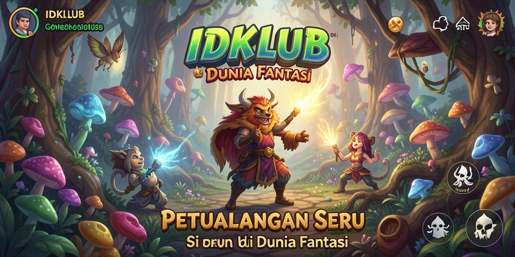 Tampilan gameplay seru dari petualangan epik di IDKLUB.