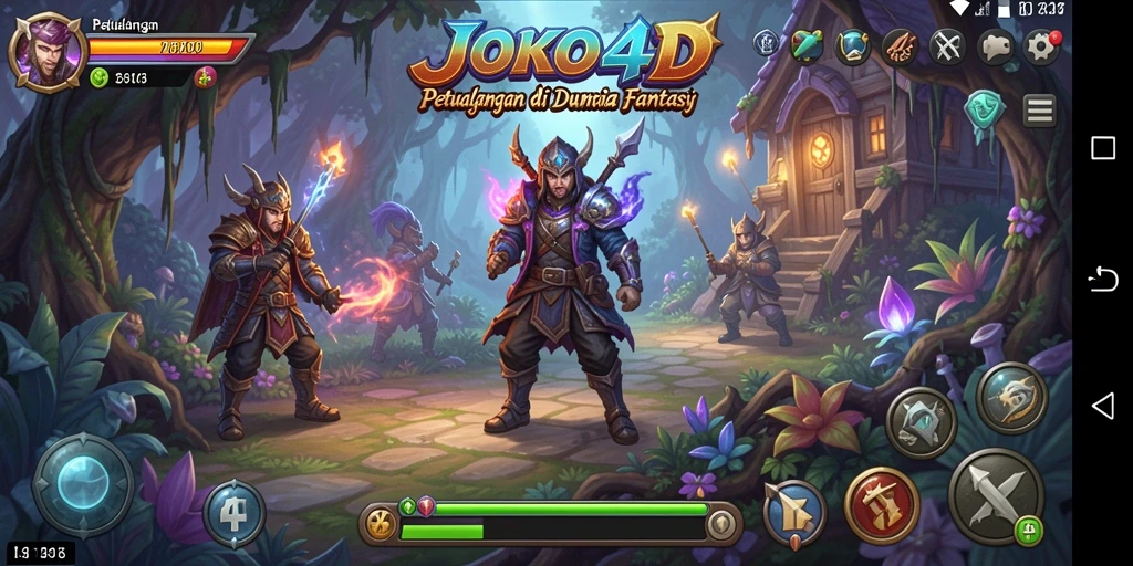 Tampilan gameplay seru di JOKO4D yang penuh petualangan.