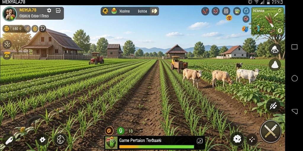 Tampilan gameplay MENYALA78 yang menawan dan interaktif.
