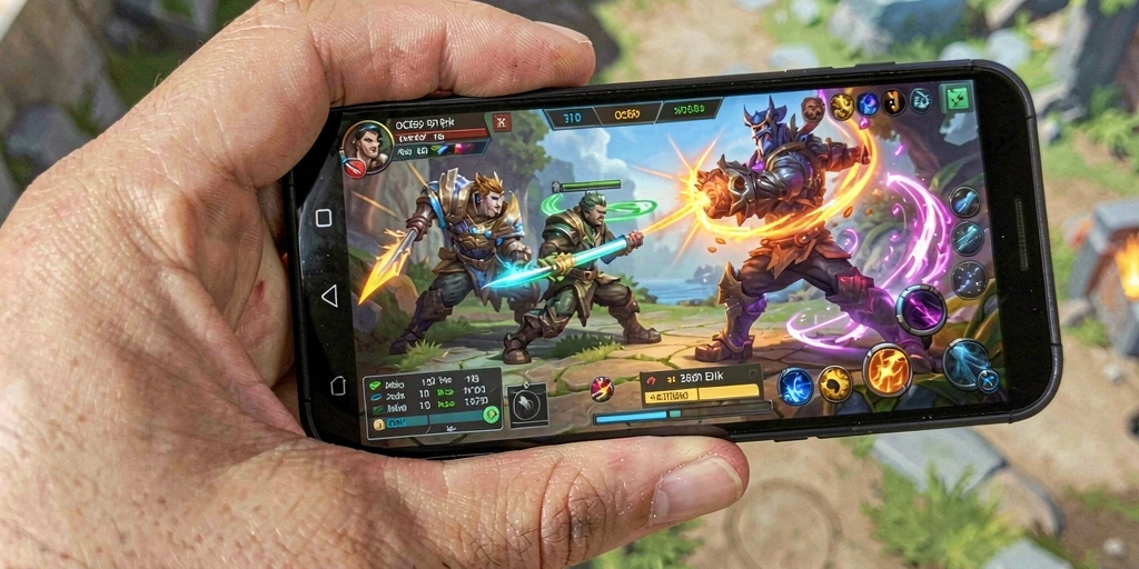 Tampilan layar gameplay OCE69 yang seru dan penuh aksi pertarungan.